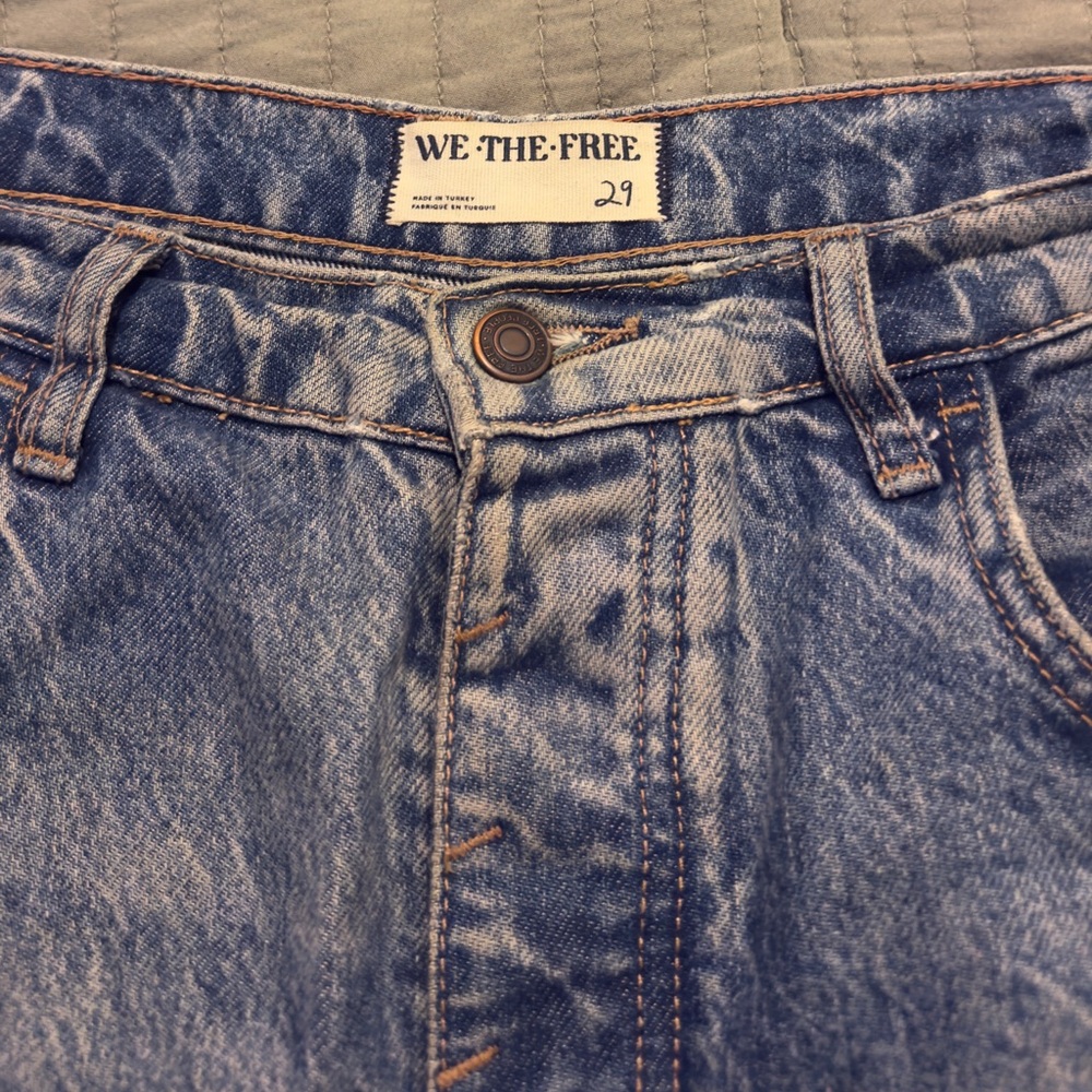 We The Free Good Luck Mid-Rise Barrel Jeans - Picture 3 of 3